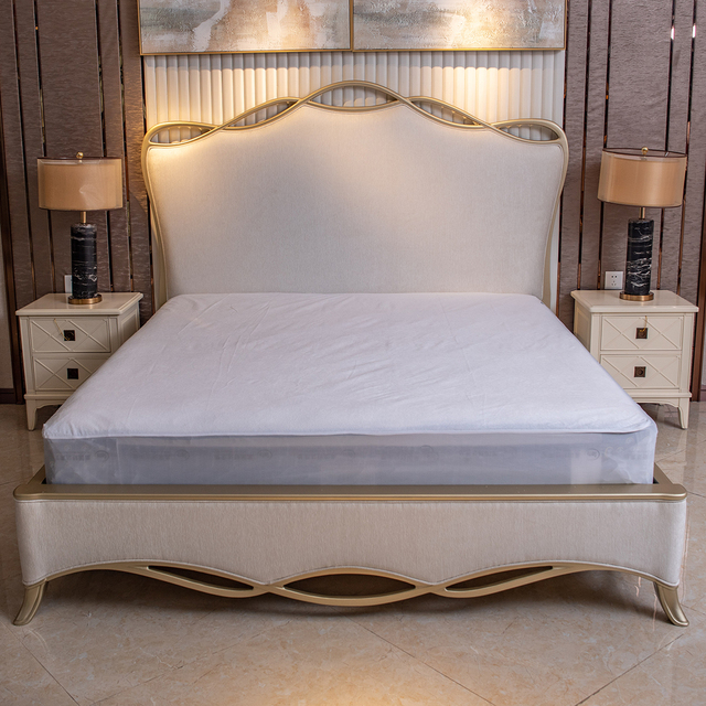 全涤毛巾布防水床笠